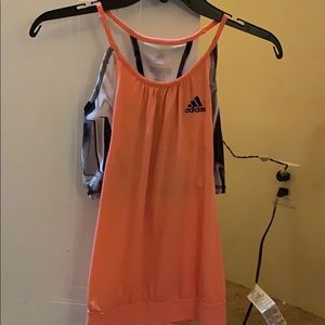 adidas shirt built in sport bra